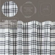 Sawyer Mill Black Plaid Valance 16x72