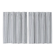 Sawyer Mill Black Ticking Stripe Tier Set of 2 L36xW36