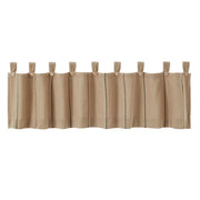 Stitched Burlap Natural Valance 16x72