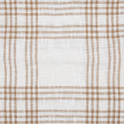 Wheat Plaid King Coverlet 97x110