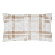 Wheat Plaid King Sham 21x37