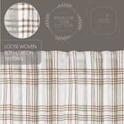 Wheat Plaid Short Panel Set of 2 63x36