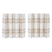 Wheat Plaid Tier Set of 2 L24xW36