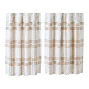 Wheat Plaid Tier Set of 2 L36xW36