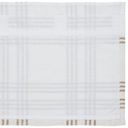 Wheat Plaid Valance 19x60