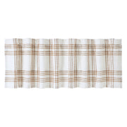 Wheat Plaid Valance 19x72