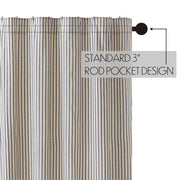 Kaila Ticking Stripe Shower Curtain 72x72