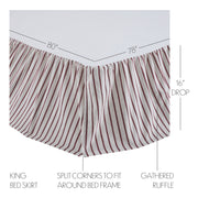 Celebration King Bed Skirt 78x80x16