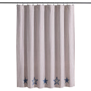 Celebration Applique Star Shower Curtain 72x72