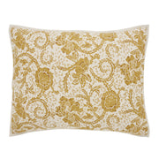 Dorset Gold Floral Standard Sham 21x27