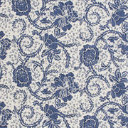 Dorset Navy Floral King Bed Skirt 78x80x16