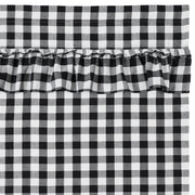 Annie Buffalo Black Check Ruffled Panel 96x50