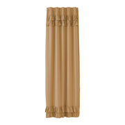 Simple Life Flax Khaki Ruffled Panel 96x40