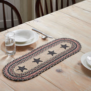 Colonial Star Jute Oval Runner 8x24