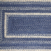 Great Falls Blue Jute Rug/Runner Rect w/ Pad 24x96