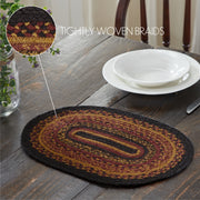 Heritage Farms Jute Oval Placemat 12x18