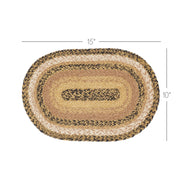 Kettle Grove Jute Oval Placemat 10x15