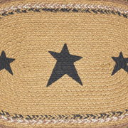 Kettle Grove Jute Placemat Stencil Stars 10x15