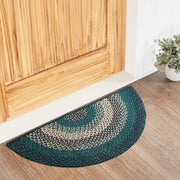 Pine Grove Jute Rug Half Circle w/ Pad 16.5x33