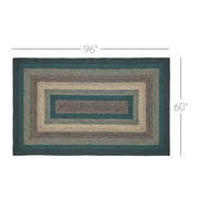 Pine Grove Jute Rug Rect w/ Pad 60x96