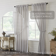 Annie Buffalo Grey Check Panel Set of 2 96x50