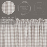 Annie Buffalo Grey Check Panel Set of 2 96x50