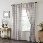 Annie Buffalo Grey Check Panel Set of 2 96x50