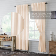 Simple Life Flax Natural Panel Set of 2 96x40