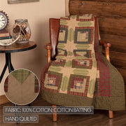 Tea Cabin Throw Quilted 50x60