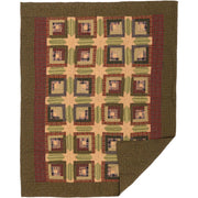 Tea Cabin Throw Quilted 50x60