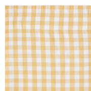 Annie Buffalo Yellow Check Short Panel Set of 2 63x36