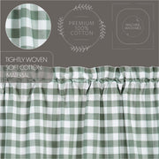 Annie Buffalo Green Check Swag Set of 2 36x36x16