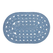 Celeste Blended Blue Indoor/Outdoor Rug Oval 20x30