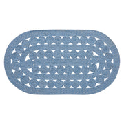 Celeste Blended Blue Indoor/Outdoor Rug Oval 27x48