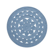 Celeste Blended Blue Indoor/Outdoor Rug 3ft Round