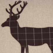 Wyatt Deer Applique Pillow Cover 14x22