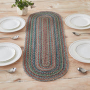 Multi Jute Oval Runner 12x36