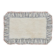 Kaila Ticking Blue Bathmat 20x30