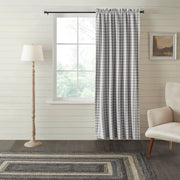 Annie Buffalo Grey Check Blackout Panel 84x50