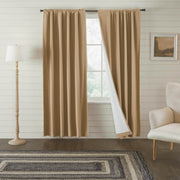 Burlap Natural Blackout Panel 84x50