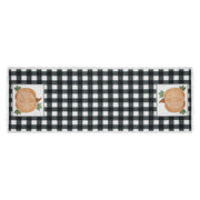 Annie Black Check Pumpkin Runner 12x36