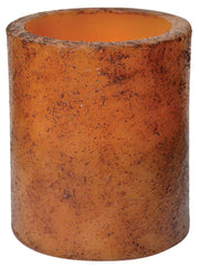 Burnt Mustard Timer Pillar - 3" x 3 1/2"