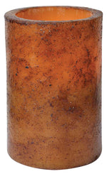 Burnt Mustard Timer Pillar - 3" x 4"