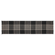 Eston Black Tan Plaid Runner 12x48