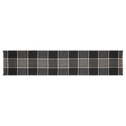 Eston Black Tan Plaid Runner 12x60