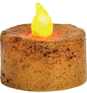 Burnt Ivory Switch Tealight - Battery Operated
