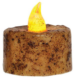 Burnt Ivory Timer Tealight
