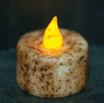 Burnt Ivory Timer Tealight