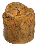Mini Dripped Pillar - Burnt Ivory - Timer