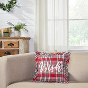 Gregor Plaid Wish Pillow 12x12